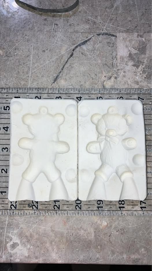 Albertas Bear ornament Ceramic Slip Casting Mold