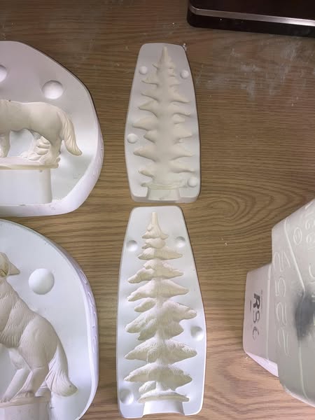 Hersheys 438 Tree Ceramic Casting Mold lotEU