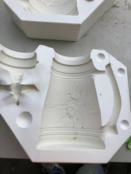 Mallard Stein Duncan 4D lot#D11 Ceramic Casting