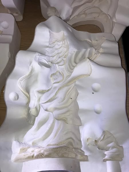 The New Ocean State 1071 Fall Wizard Ceramic Casting Mold lotGN