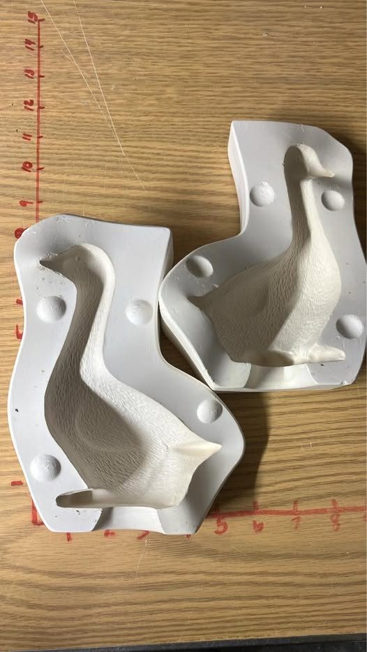 🪿 Goose 🏷️ #X428 (T) 🎨 Ceramic Slip Casting Mold