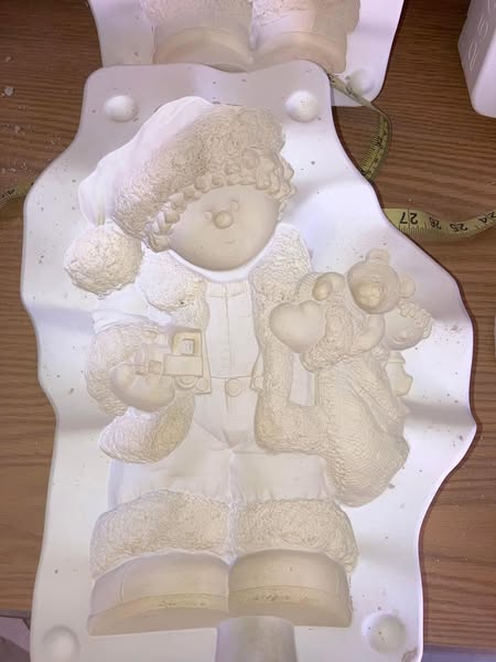 Gare 3171 B. Buddy Santa lot# CU Ceramic Casting Mold