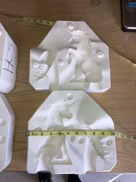 Duncan 1018 Imaginaries Unicorn Ceramic Casting Mold