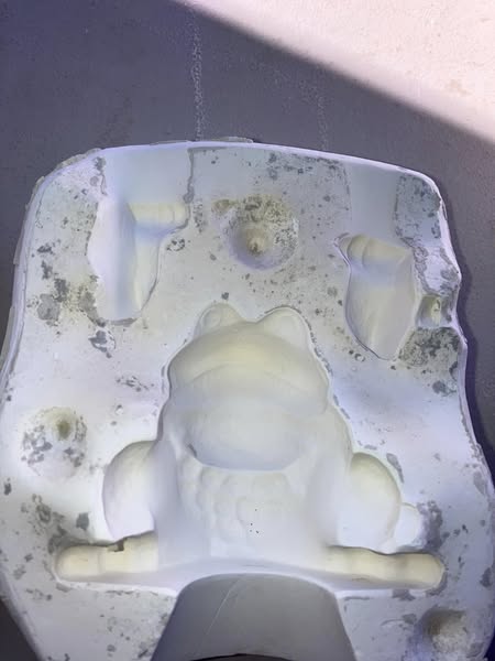 Frog Scioto 2008 lot#C12 Ceramic Casting