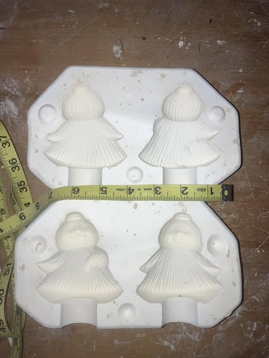 Donas D1322 Witches Brooms Ceramic Casting Mold lot# Nb4