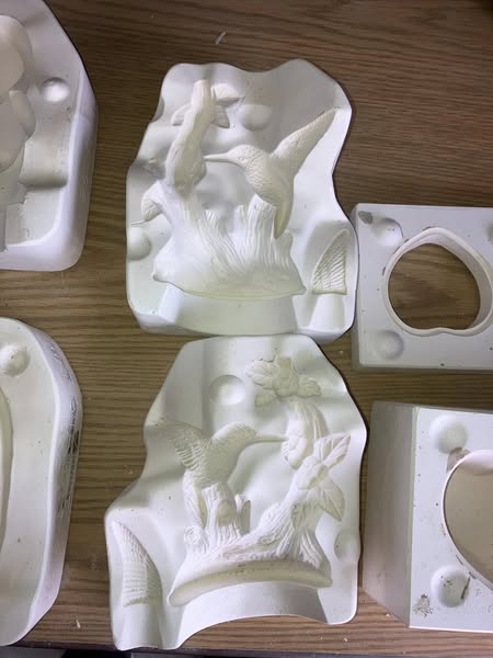 Mikes 708 Hummingbird Ceramic Casting Mold lot# DQ