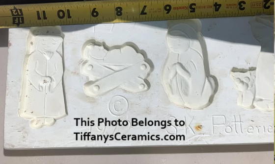 Solid Pour SK Potters 479 lot#34 Ceramic Casting Mold e