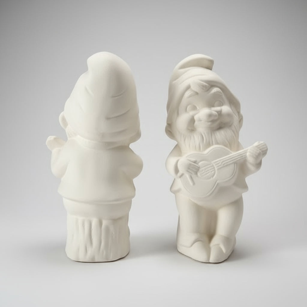 Guitar mini Gnome Ready to Paint Ceramics