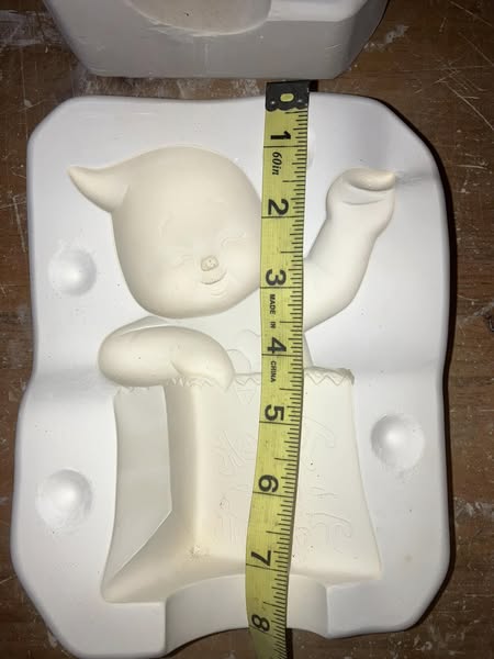 Donas D1219 Boo Baby in Sack Ceramic Casting Mold lot# Tb6