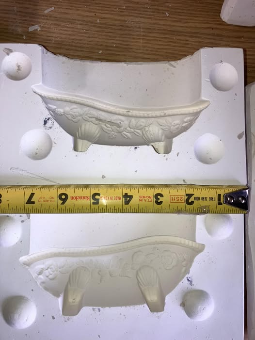 Antique Bath Tub Soap Dish Future molds 204 TH Ceramic Casting Mold FREE SHIPPING
