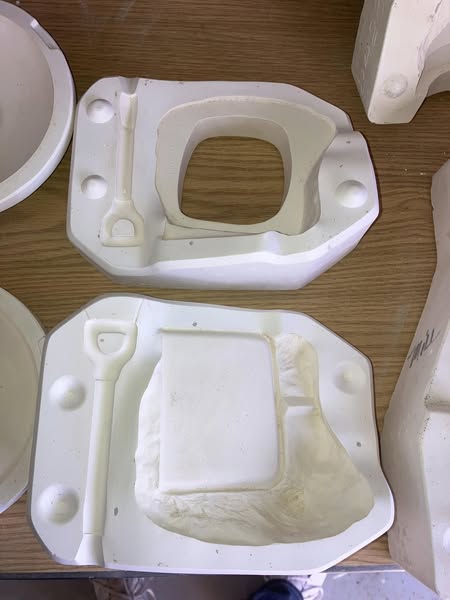 Scioto 1912 Snow Shovel Ceramic Casting Mold lotFS
