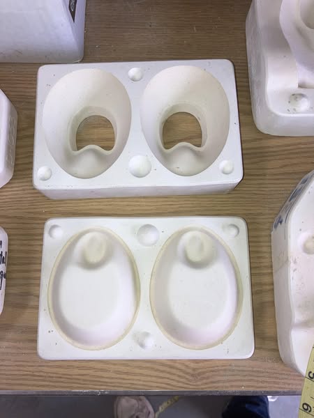 ? R502 Ashtrays Ceramic Casting Mold lot# DO