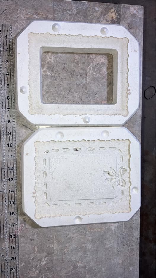 Birthday or anniversary card Scioto 1262 Ceramic Slip Casting Plaster Mold