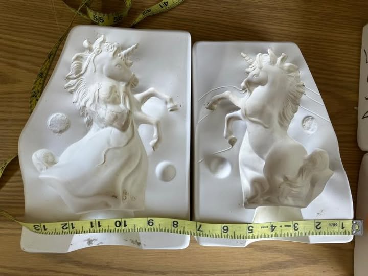 Provincial 799 Unicorn and Princess Ceramic Casting Mold