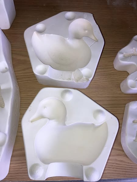 Boothe 207 Duckie Ceramic Casting Mold lotFA