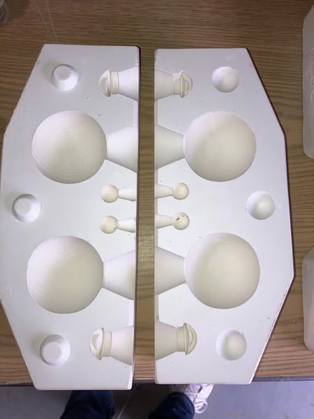 Duncan 718a Jingle Bells Ornaments Ceramic Casting Mold lot# Dk