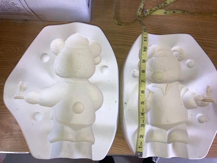 Kimple 1320 Nighttime Bear Ceramic Casting Mold