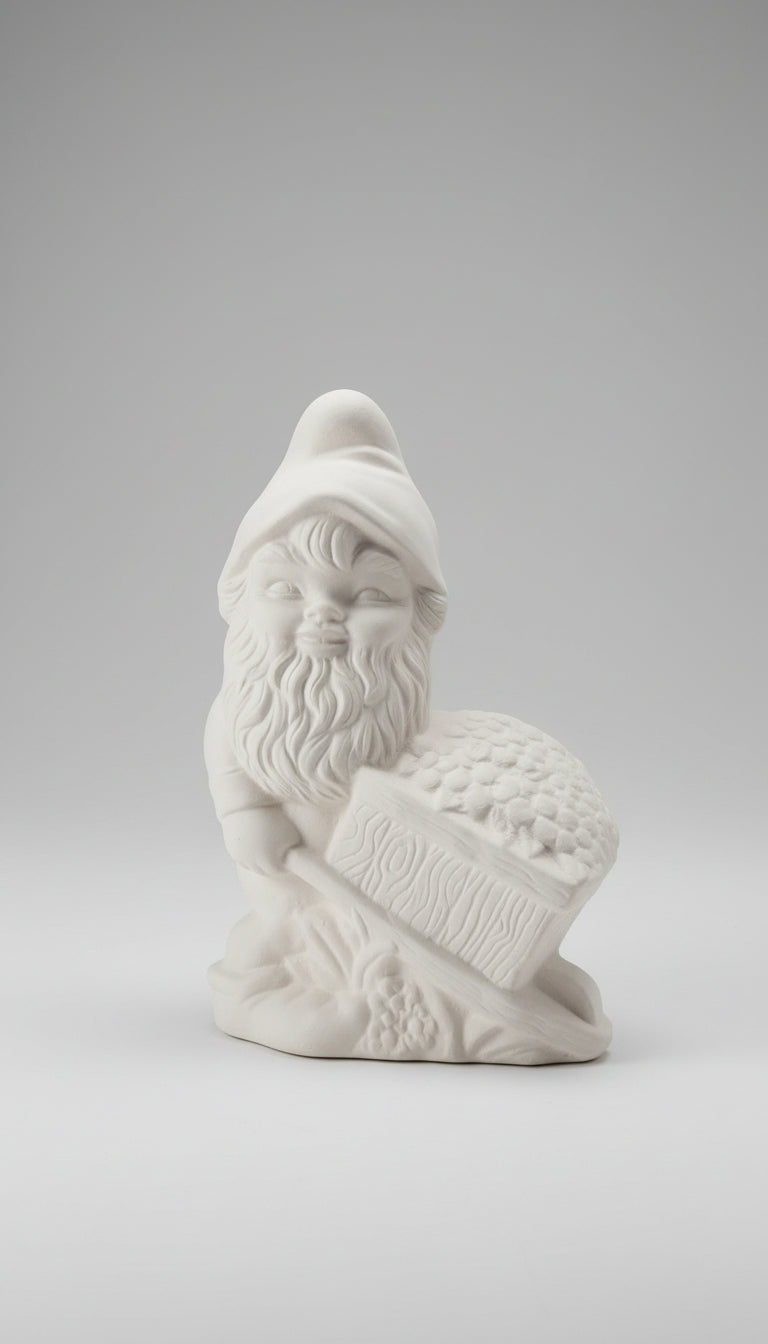 Gardening mini Gnome Ready to Paint Ceramics