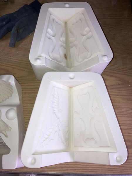 Ceramichrome 3102 Holly Lantern Ceramic Casting Mold lot# EF