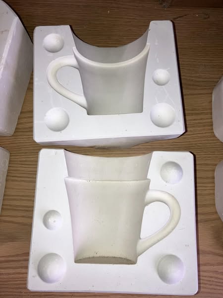 Ludwig Schmitd mold 907 Cup Ceramic Casting Mold lot#IU