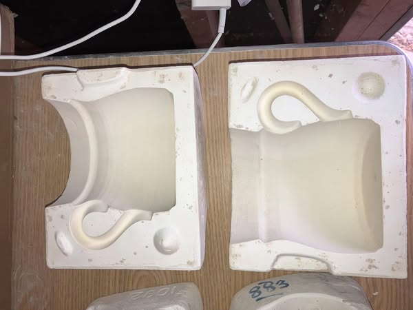GARE 292 Cup Mug Ceramic Casting Mold lot#MH
