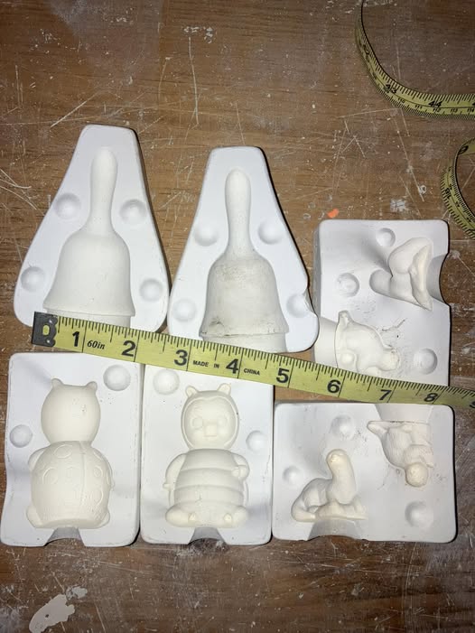 3 MOLD LOT Ceramic Casting Mold