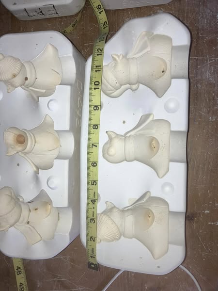 Donas D1492 Silly Penguins Ceramic Casting Mold