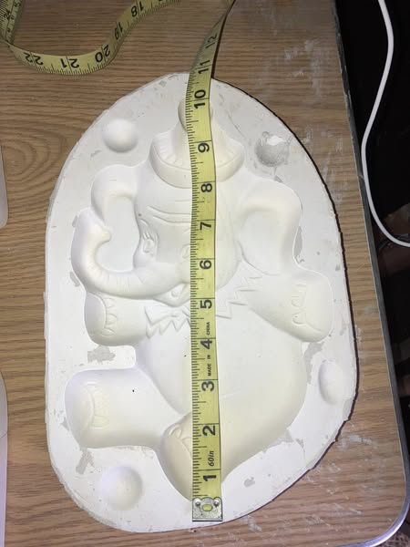 Dumbo A Jodi Mold 1549 Ceramic Casting Mold lot# BQ