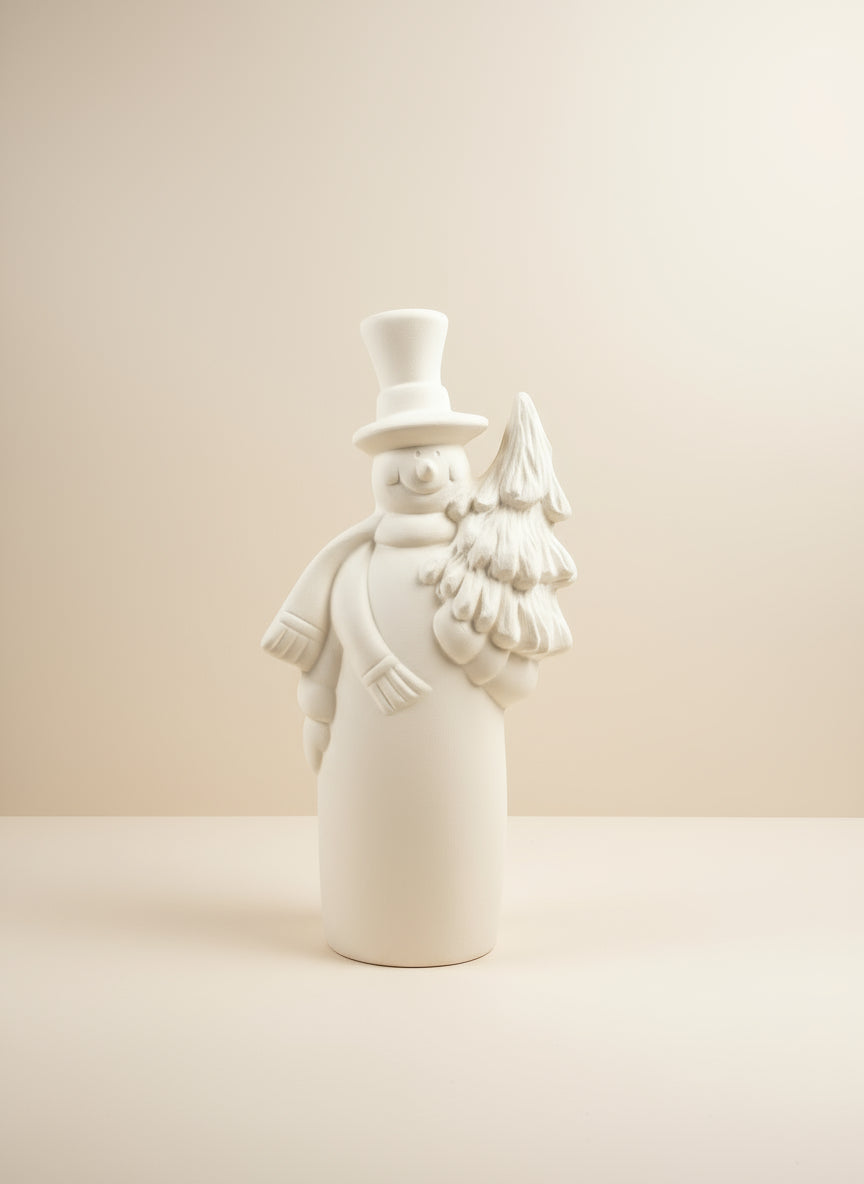 ⛄ Snowman 🎨 Ready to Paint Ceramics