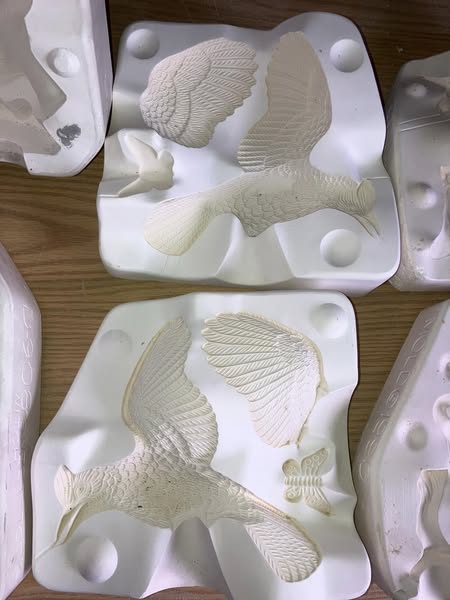 Mikes 311 ? Blue Jay Ceramic Casting Mold lotGK