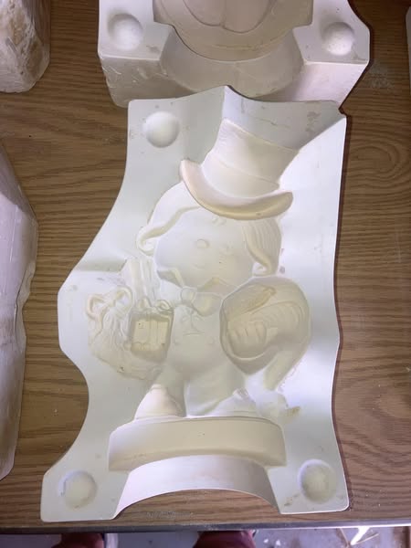 Gare 830 Scrooge ? Ceramic Casting Mold lot# CP