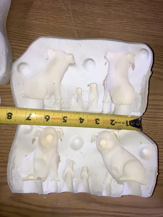 Sitting Pigs Scioto 1252 TC Ceramic Casting Mold FREE SHIPPING