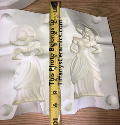 - Beer, Wench, Woman, Southern Bell unkn T125 Ceramic Casting Mold