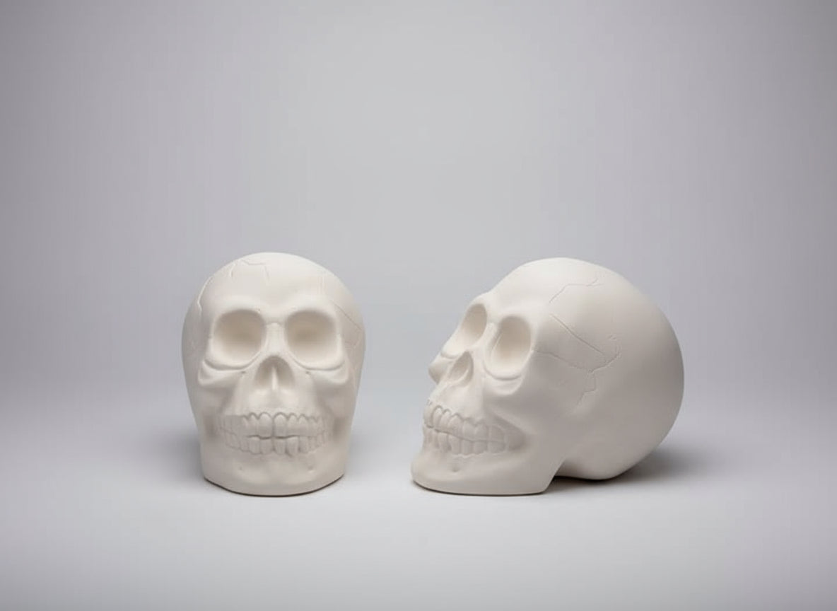 Skull Ready to Paint Ceramics