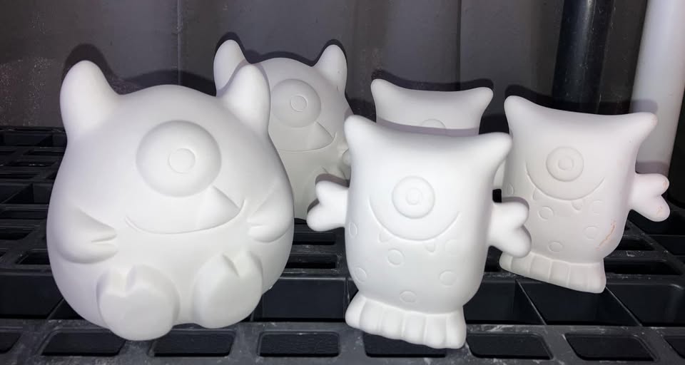 Monster Lot Ready to Paint Ceramics