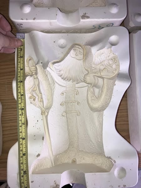 Gare 2367 Santa / Bells Ceramic Casting Mold