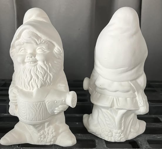 Water Can mini Gnome Ready to Paint Ceramics