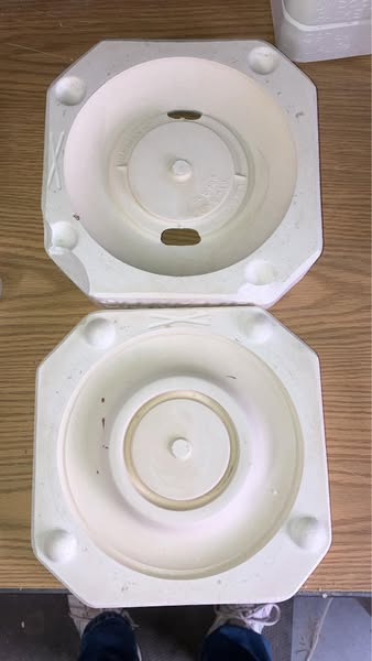 Atlantic 474a Base Ceramic Casting Mold lot#IS