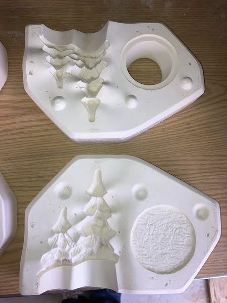 Scioto 895….. Tree and Turntable for Base Ceramic Casting Mold lot# DX