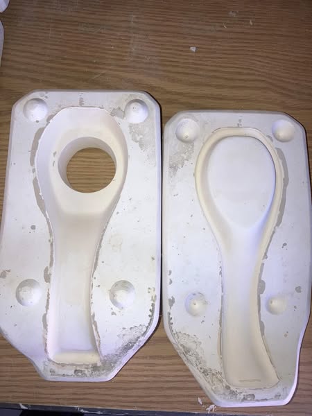 Scioto 284 Spoon Rest Ceramic Casting Mold lot#GS