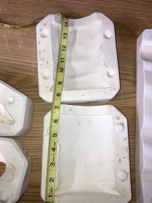 Donas 1576 Plain Seed Packet Ceramic Casting Mold