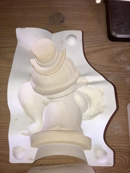 Gare 830 Scrooge ? Ceramic Casting Mold lot# CP