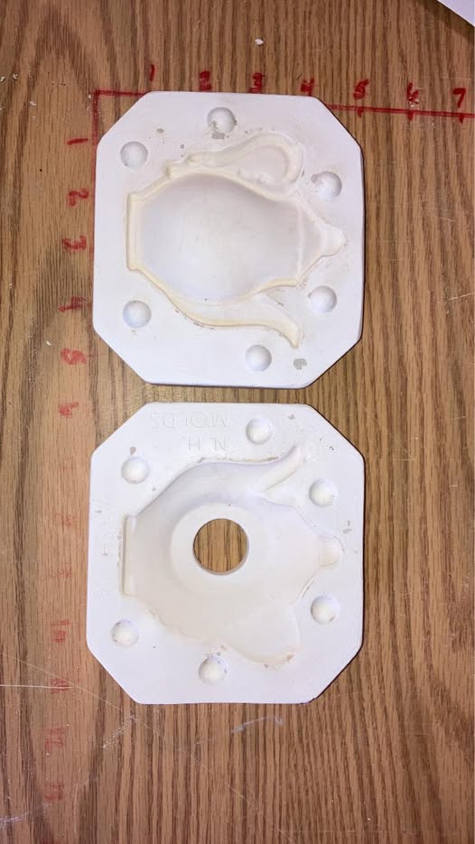 Teapot spoon rest New horizon (J) Ceramic Slip Casting Mold