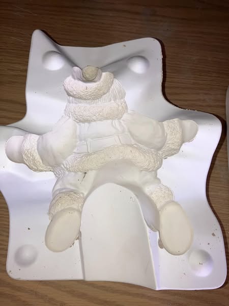 Gare 2641 Riding Santa Ceramic Casting Mold lot# CL