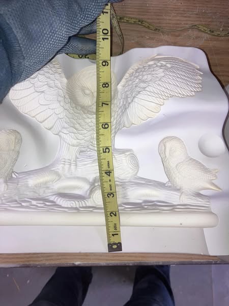 Mikes 320 Owl Family Ceramic Casting Mold lot# EE