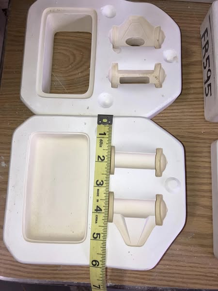 Donas 1053 Sm Metal Wagon Ceramic Casting Mold lot# DN