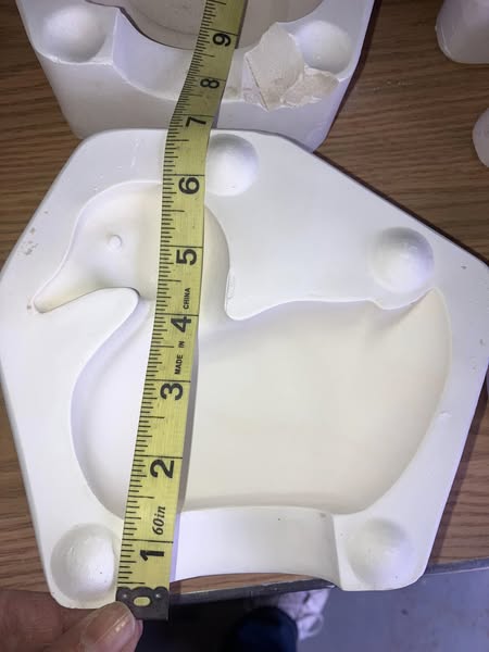 Boothe 207 Duckie Ceramic Casting Mold lotFA