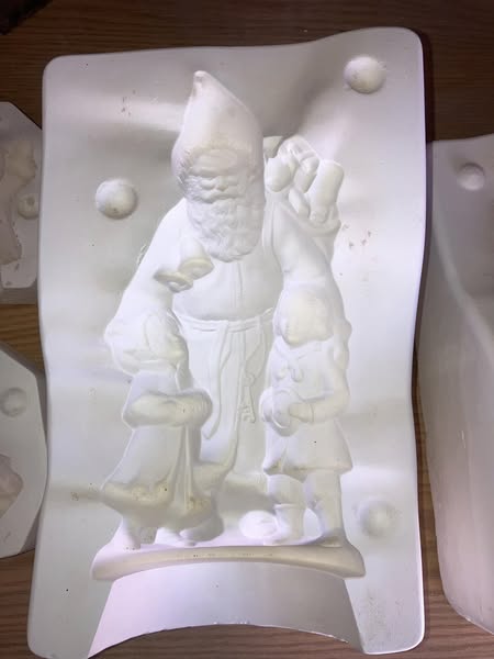 Provincial 691 Santa Ceramic Casting Mold lot# CJ