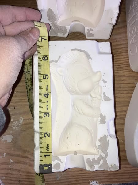 Jodi 1555 Skunk Ceramic Casting Mold lotFV