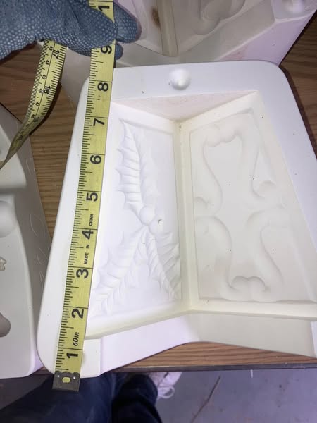 Ceramichrome 3102 Holly Lantern Ceramic Casting Mold lot# EF